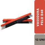 Vassoura Pelo Sintetico D40 Cm C/12 Unidades - Sem Cabo