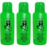 Kit Com 3 Gel Detonador Com 21 Ervas 200g Bio Instinto