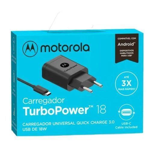 Carregador Motorola Turbopower 18w Usb-c (tipo-c) Moto G31