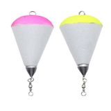 Kit 2 Boia De Arremesso Com Girador Nº 11 Para Pesca Lambari