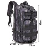 Mochila Multiuso Escolar Cargueira 30l Camping Pesca Preto
