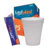 Copo Termico De Isopor 70ml Com 1000 Descartavel Totalplast