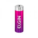 Pilha Recarregável Elgin Aa 2500 Mah - 2 Unidades