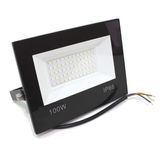 Refletor Led Holofote 100w A Prova D&#39;água Branco Frio 6500k