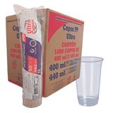 Copo 400ml Descartavel Liso Transparen Pp Caixa C/1000 Ultra
