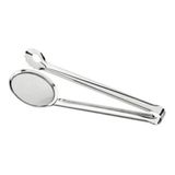 Escumadeira Para Fritura C/pegador Inox Pastel Salgados