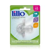 Chupeta Silicone Lillo Soft Calming Tamanho 2 Transparente