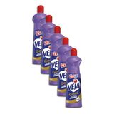 Limpador Veja Gold Multiuso Lavanda 500ml Kit 5