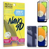 Kit Capinha Samsung A03 + Película Premium Nano 9d