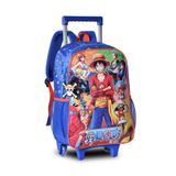 Mochila De Rodinhas Escolar Infantil Para Criança One Piece