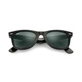 Óculos Ray-ban Rb4340 60158 Wayfarer Preto Lente Verde Pol