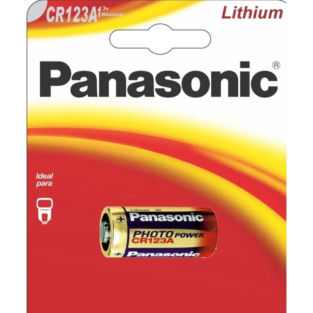 Bateria Cr123a Panasonic 3v Pilha Cr123a