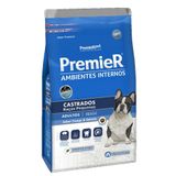 Ração Cães Premier Ambientes Internos Adultos Castrado 2,5kg