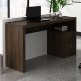 Mesa Escritório 2 Gavetas Tecno Mobili Rústico