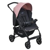 Carrinho De Bebê Ecco Cz Rosa Até 15 Kg - Burigotto