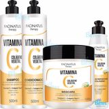 Kit Vitamina C Facinatus Therapy Colágeno Vegano Capilar