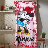 Toalha Praia Velour Döhler Minnie 07 Rosa 76x152cm