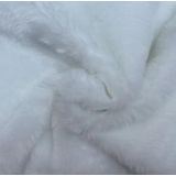 1m X 1,60m - Tecido Manta Pelúcia Pelo Médio Branco