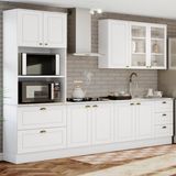 Cozinha Completa 4 Peças com Aéreo Americana Henn Branco