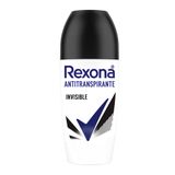 Desodorante Antitranspirante Rexona Invisible Roll-on Com 50ml