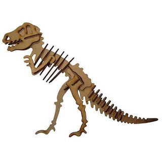 Quebra-Cabeça Zastras Brinquedos Dinossauros 3D