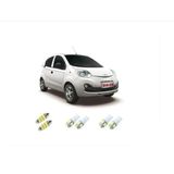 Kit Lampada Led Chery Qq 11 - 16 Teto Porta Mala Placa Lant.