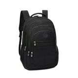 Mochila Feminina Escolar Reforçada Espaço Notebook Preto