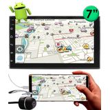 Multimídia H-tech 2 Din Android Ht-7023ca Espelhamento Gps