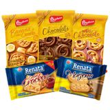 Kit Biscoitos Em Sache Todos Sabores Bauducco Renata 150 Und