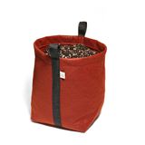 Vaso Plantas Frutíferas Feltro 30 Litros Alças Vermelho