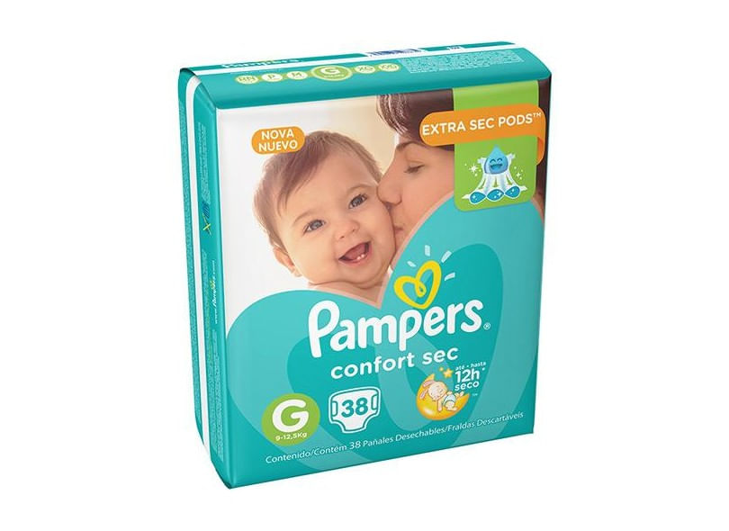 Fralda Pampers Comfort Sec G