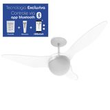 Ventilador De Teto Aliseu Terral Cristal Bluetooth+remot+par