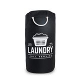Cesto De Roupa Lavanderia Saco Laundry 25l Preto Secalux