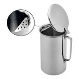 Jarra De Inox Com Tampa Aparador De Gelo 2 Litros Suco Água