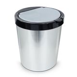 Lixeira Para Escritório Plástica Metalizada 10l Arqplast