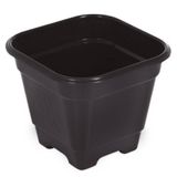 Vaso De Plantas Quadrado Grande 30x30x29 Preto 25295