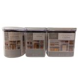 Pote Hermetico Lumini 3 Peças - 1.000ml, 1.300ml