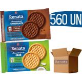 Biscoito Em Sache Renata Chocolate E Coco - 560 Und