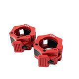 Presilha Para Barra Olímpica Lock Jaw Par-vermelho Odin Fit