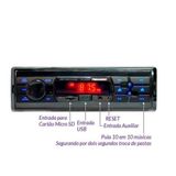 Rádio Usb/bluetooth Rs-2604br Roadstar
