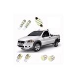 Kit Lâmpada Led Fiat Strada 2007 2008 2009 2010 2011 2012