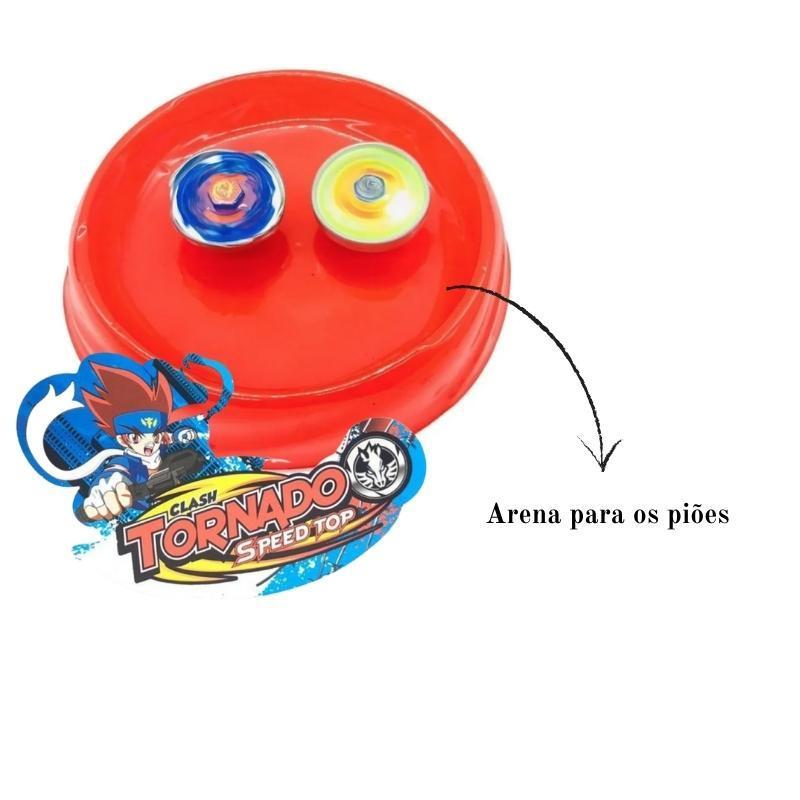 Kit Beyblade Metal 5d Brinquedo 4 Peões Led Toys - Carrefour