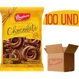 Biscoito Bauducco Amanteigado Sabor Chocolate 11,8g 100