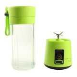 Mini Liquidificador Portatil Usb 6 Lâminas 380ml Verde