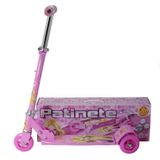 Patinete Infantil De Ferro 50 Kg Menina 3 4 5 6 7 Anos Idade