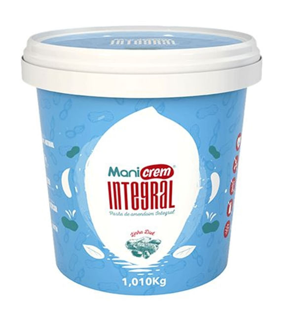 Pasta De Amendoim Integral Manicrem Manibi 1 Kg