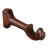 Kit Suporte Para Ilhos 28mm Mogno Madeira ( Par )