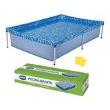 Piscina Infantil Com Armação 1000 Litros 189x126x42cm Mor
