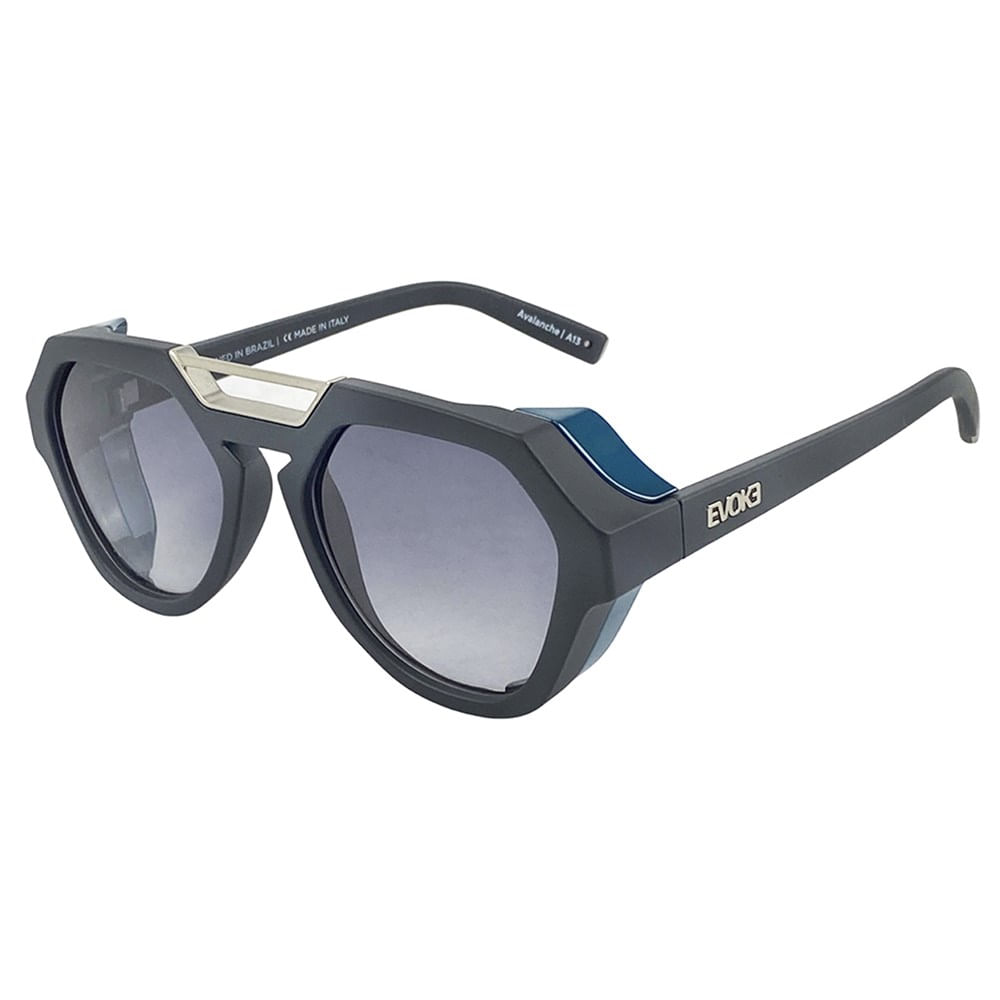 Óculos Evoke Avalanche A13 Dark Range Silver Gray Gradien