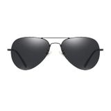 Óculos De Sol Masculino Estilo Aviador Preto Polarizado